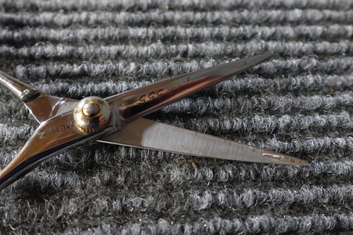 Mehaz Right-Hand Offset Stylist Scissor Shears Adjustable Tension Stainless 5.5" - Picture 4 of 8