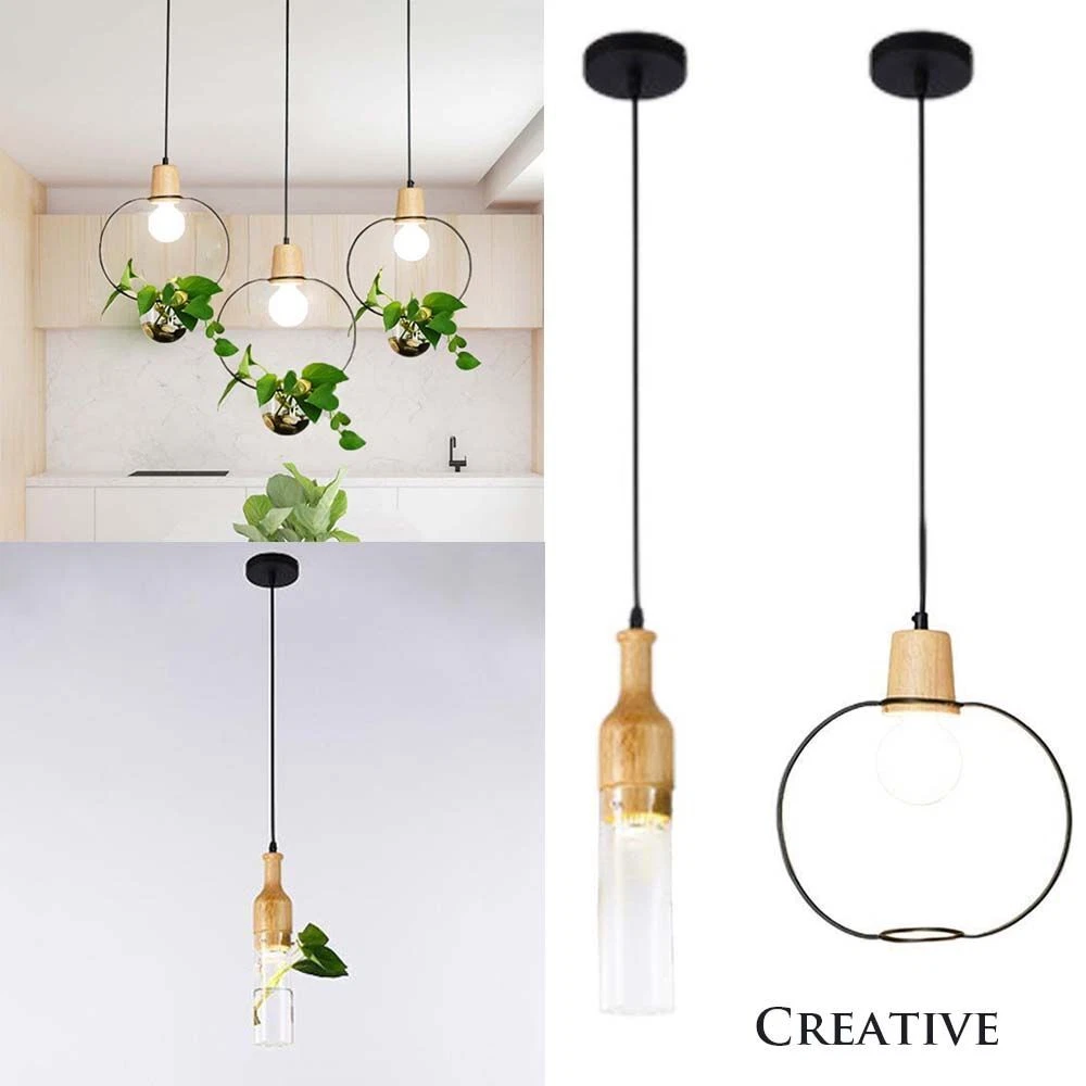 Pendant light 2024 with plant holder