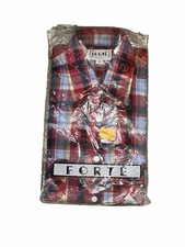 Vintage Arrow Sportswear Plaid Button Up Flannel Shirt Size Medium