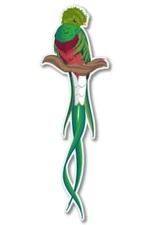 Quetzal Tropical Bird Cute Car Laptop Phone Vinyl Sticker  - SELECT SIZE