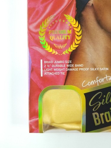 Magic Wide Band Silky Satin Hair Braid Bonnet Cap Jumbo - Bild 31 von 41