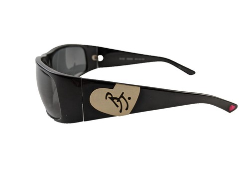 Betsey Johnson Black Soul Sister Sunglasses BETSEY JOHNSON - SOUL SISTER BLK 56/19/140 BLACK ROSES NEW  main image 3