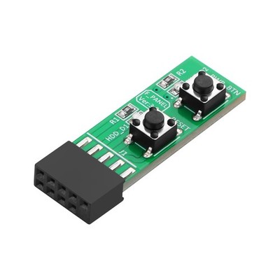 9Pin Reset/Power ON/Off Switch Board Adapter Test für Desktop PC Mainboard