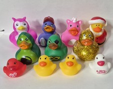Rubber Duckies, In Excellent Condition. Lot Of 11