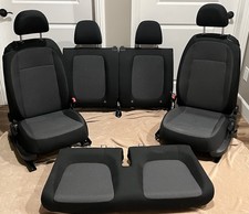 2012-2019 Volkswagen Beetle Cloth Seats Oem Driver Passenger Rear Seats Set.