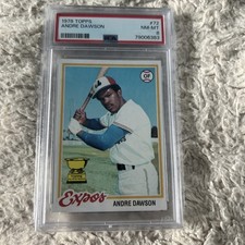 1978 Topps Andre Dawson #72 PSA 8