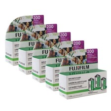5x Fujifilm 200 Color Negative 35mm Film 36 Exposures - 3 Pack