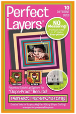 Perfect Layers Papercrafting Rulers for perfect frames/borders Cards  Scrapbook