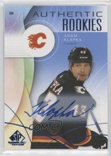 2024-25 Upper Deck SP Game Used Authentic Rookies Blue Adam Klapka #204 Auto 1u6