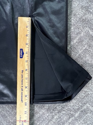 Gonna midi Popilush Shapewear scolpita ecopelle spacco anteriore taglia large nuova con etichette - Foto 4 di 13