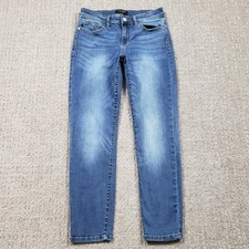 Judy Blue Jeans Womens 7/28 Skinny Stretch Denim Pants JB82103MD Medium Wash