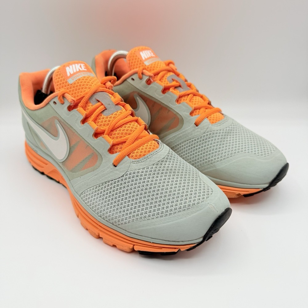 Nike Zoom Vomero 8 Womens Running Shoes Size 11.5 Gray Orange Style 580593-318