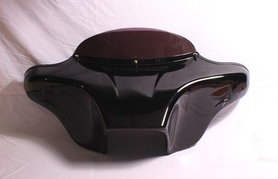 PAINTED BATWING FAIRING WINDSHIELD 4 HONDA VT1100 SHADOW SABRE 00-2008 SPK 6X9''