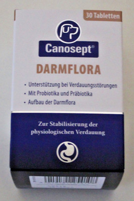 Canosept Präbiotika Probiotika Hund 30 Tablette Verdauung Darmflora-13.6 2215 S9