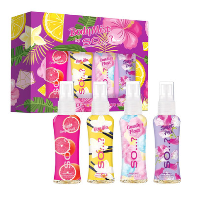 So ? Body Mist Set - Body Spray for Women - Cruelty Free, Vegan Perfumes for Wom