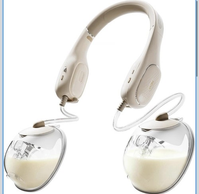 #ad Neckband Automatic Breast Pump Hands Free Portable Wearable Electric Milk Pump $45.00