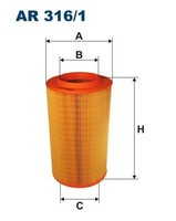 Filtron Luftfilter AR 316/1 FüR Fiat Peugeot CitroËN