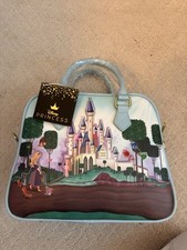 Bolso Bandolera Loungefly Disney Castillo de la Bella Durmiente Princesa Aurora Nuevo con Etiquetas