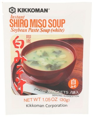 Kikkoman Soup Miso Shiro 1.05 OZ Pack Of 12