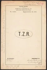 Photo: Simplex Electrical Co. for T. Z. R. brand Insulated Conducting Wire