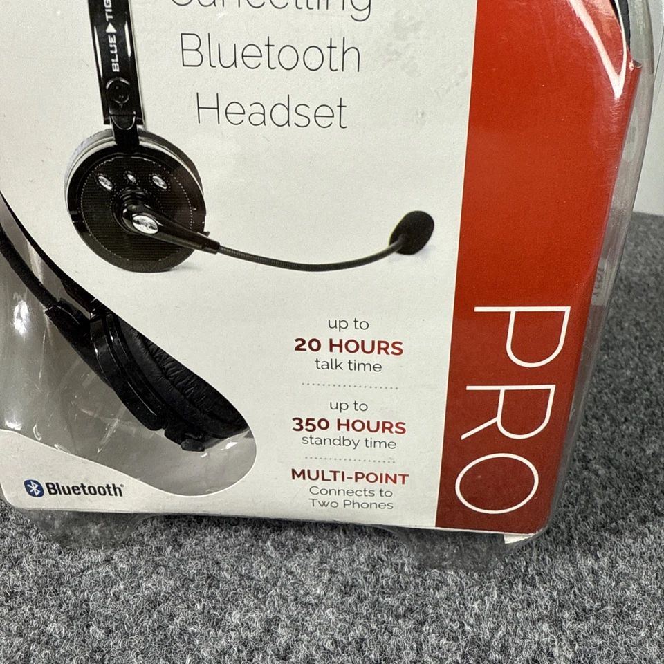 Blue Tiger Pro Blue Headset Noise Cancelling Bluetooth Drive Series New - Image 3 of 4