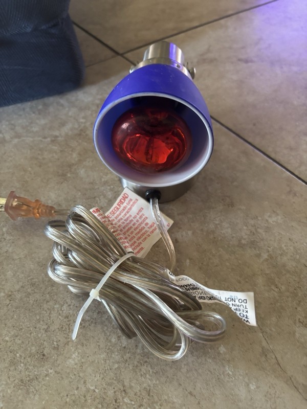 Vintage Light Ray Therapy Infrared Therapy Lamp with Cord Works Great