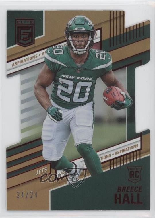 2022 Donruss Elite Rookies Aspirations Die-Cut 24/24 Breece Hall Rookie RC 0u8k