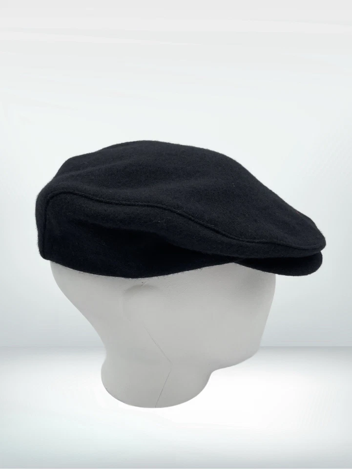 Chapéu de lã vintage Nike Tiger Woods centro de golfe mini Swoosh cabbie jornaleiro tamanho G - Imagem 4 de 4