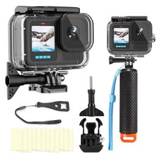 Compatible for Go Pro Hero 13 12 11 10 9 Black Waterproof Housing Case 60M/19...