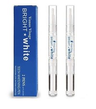 Venus Visage Bright White 2 Pack Professional Teeth Whitening Pens New  Sealed