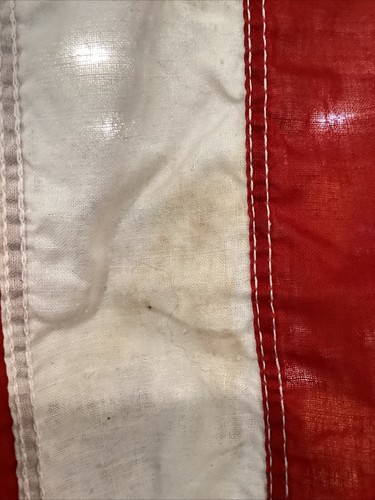 48 Star American Flag WWII Era VINTAGE Has Stains See Pictures - Picture 8 of 18