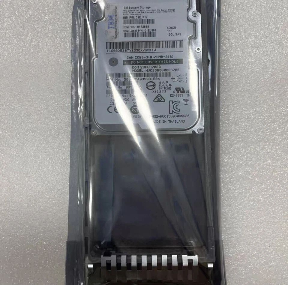 IBM 01EJ585 01EJ717 600GB 01DE349 2.5'' 12Gbs 15K SAS V3700 V2 Hard Drive HDD - Image 3 of 3