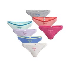 7 Pair No Boundaries Size XS mid rise, thongs Women  s factory sealed