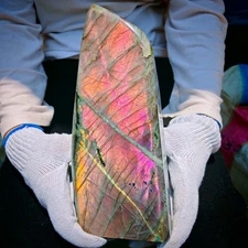 4.62LB Natural Labrador moonstone quartz free form mineral specimen  2100g