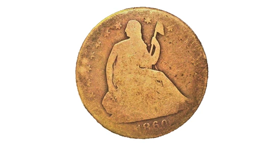 1860 seated liberty half dollar