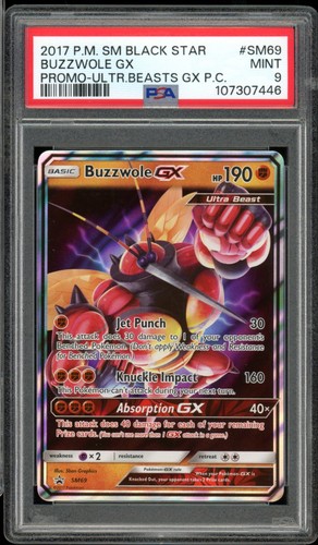Buzzwole-GX graded PSA 9 for sale on eBay