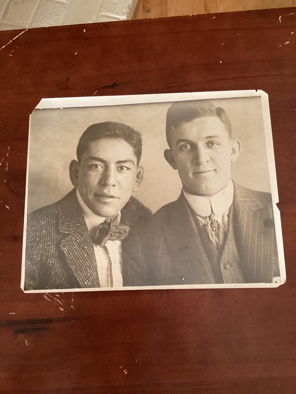 New Mexico  Fighter Benny Chavez Manager Louis Nelson Los Angeles 1913