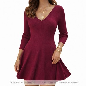Long Sleeve Skater Dress | eBay Long Sleeve Skater Dress | eBay