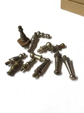 12 MISC ALARM CLOCK LEGS  ------ COLLECTIBLE /ALARM CLOCKS PARTS