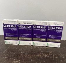 4 Pack of Mederma Advanced Scar Gel 0.7oz Skin Protectant Daily Exp 01/2028