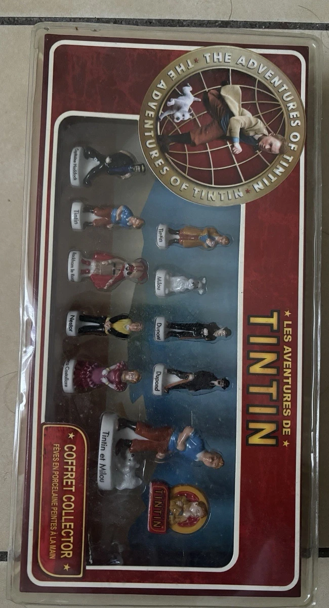 HERGÉ Tintin coffret collector figurines miniatures porcelaine scellé neuf