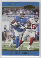 2018 Panini Plates & Patches /99 Theo Riddick #63 f9s