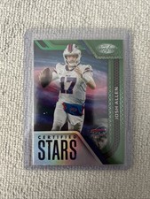 2022 Panini Certified - Certified Stars Josh Allen #CS-1 Mirror Green /5