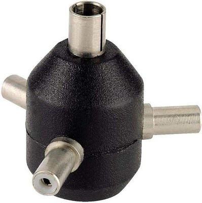 Kaiser Blitzstecker 3-fach für Blitzgeräte Schwarz