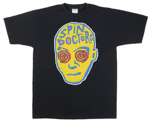 激レア90'S当時物 SPIN DOCTORS Tシャツ ヴィンテージ XL Vintage Spin Doctors World Tour Concert T-Shirt 1994 XL – Black