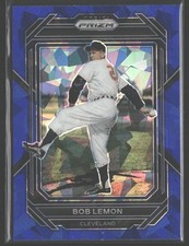 2023 Panini Prizm #299 Bob Lemon Blue Ice Prizms