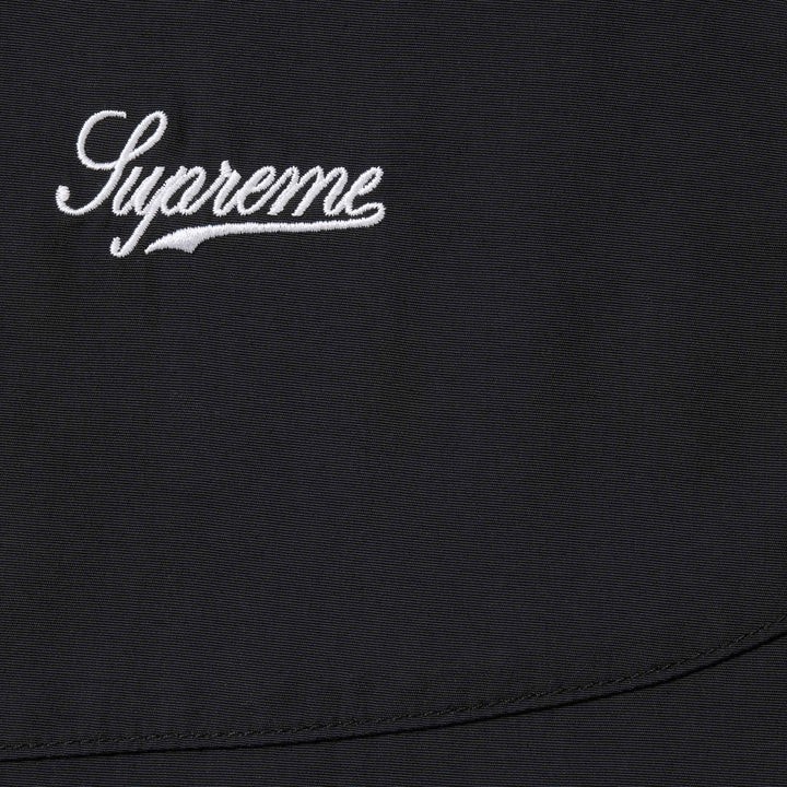 Supreme Contrast Piping Track Jacket Black | eBay