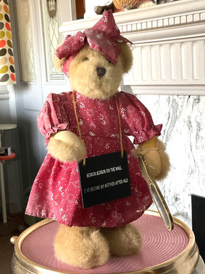 VINTAGE BOYDS BÄREN - ''SPIEGEL, SPIEGEL AN DER WAND'' PLÜSCH TEDDYBÄR