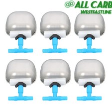 6 Pack 5 Gallon Gravity-Fed Auto-Fill Waterer Cups For Chickens Bunnies Animals