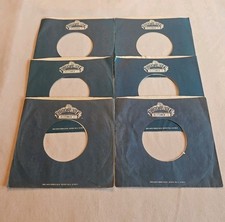 45 RPM 7" RECORD SLEEVES CO. SLEEVE 6 PACK SEE PHOTOS Boardwalk SLV308
